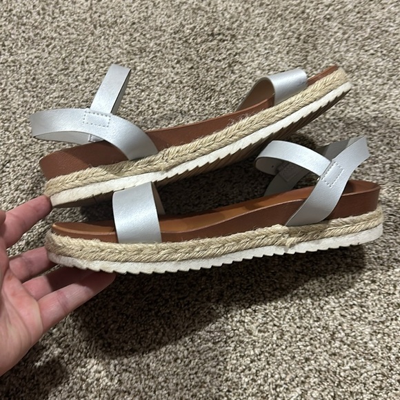 Women’s open toe ankle strap platform wedge sandals - Picture 7 of 11